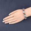 51.36 Carat Genuine Multi Stones .925 Sterling Silver Bracelet - Bracelets - Custom Crafting Alliance, LLC