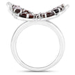 5.19 Carat Genuine Garnet .925 Sterling Silver Ring - Rings - Custom Crafting Alliance, LLC