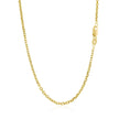 14k Yellow Gold Diamond Cut Cable Link Chain 1.8mm