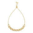 Adjustable Chain Bracelet in 14k Yellow Gold