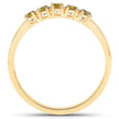0.46 Carat Genuine Yellow Diamond 14K Yellow Gold Ring (I1-I2)