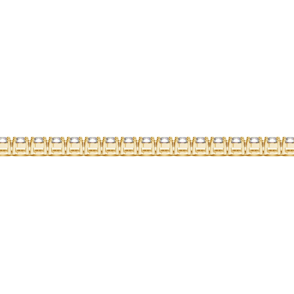 Lab Grown Round Diamond Tennis Bracelet in 14k Yellow Gold (6 cctw F/G  VS2/SI1)