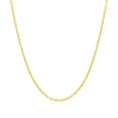 14k Yellow Gold Round Cable Link Chain 1.5mm