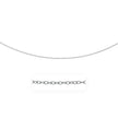 2.5mm 14k White Gold Pendant Chain with Textured Links