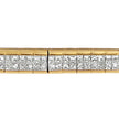 14K Yellow Gold Princess Cut Diamond Banded Bracelet (1.00 cttw, G-H Color, VS1-VS2 Clarity)