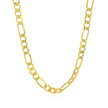 5.4mm 10k Yellow Gold Lite Figaro Chain