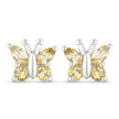 0.88 Carat Genuine Citrine .925 Sterling Silver Earrings