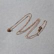 14k Rose Gold Polished Mini Heart Necklace