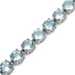 31.08 Carat Genuine Blue Topaz .925 Sterling Silver Bracelet