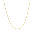 14k Yellow Gold Diamond Cut Cable Link Chain 1.1mm