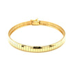 6.0 mm 14k Yellow Gold Classic Omega Bracelet