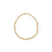 10k Yellow Gold 1.00 Cttw Baguette-Cut Channel Diamond Link Bracelet