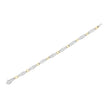 14K Yellow and White Gold 2.0 Cttw Princess Cut Diamond Tapered and Equal Sign Link Bracelet (G-H Color, SI1-SI2 Clarity) - 7