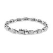 14K White Gold 2.00 Cttw Invisble-Set Princess Diamond Link Bracelet (I1-I2 Clarity, I-J Color) - 7.25