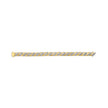 10K Yellow Gold 2.0 Cttw Diamond S-Link Twist Design Link Bracelet
