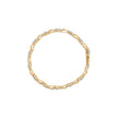 10k Yellow Gold Plated .925 Sterling Silver 2.00 Cttw Round-Cut Diamond Link 7