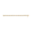 10k Yellow Gold Plated .925 Sterling Silver 2.00 Cttw Round-Cut Diamond Link 7