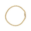 10K Yellow Gold 8.0 Cttw Bezel Set Round Diamond Tennis Bracelet