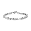 .925 Sterling Silver 1/5 Cttw Round-Cut Diamond 