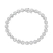 14K White Gold 3-3/4 Cttw Round-Brilliant Cut Diamond 7-1/4