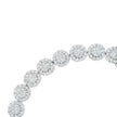 14K White Gold 3-3/4 Cttw Round-Brilliant Cut Diamond 7-1/4