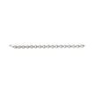 10K Rose and White Gold 1/4 Cttw Diamond Infinity Loop and Swirl Link Bracelet