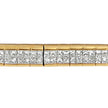 14K Yellow Gold Princess Cut Diamond Banded Bracelet (1.00 cttw, G-H Color, VS1-VS2 Clarity)