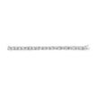 14K White Gold 8 5/8ct Cttw Princess and Baguette Diamond Geometric Twist Link Bracelet (G-H Color, VS1-VS2 Clarity) - 7