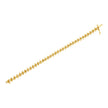 10KT Yellow Gold Plated .925 Sterling Silver 1 cttw Prong-Set Diamond Link Bracelet (J-K, I1-I2) - 7.5