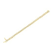 10K Yellow Gold Plated .925 Sterling Silver 7.0 cttw 2-Prong Set Round Brilliant Cut Diamond 