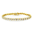 14K Rose Gold Plated .925 Sterling Silver 1/4 Cttw Diamond Round Miracle Plate and 