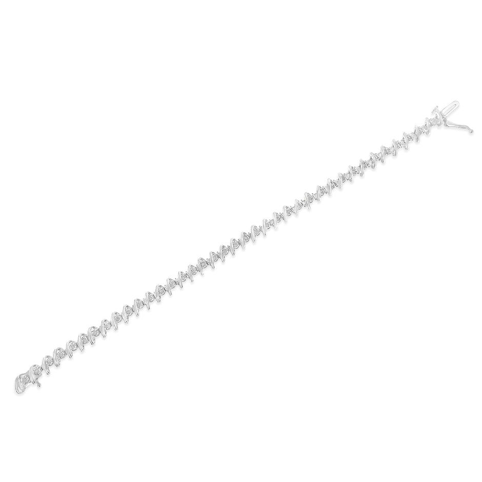 .925 Sterling Silver 1/2 Cttw Diamond Miracle-Set 7