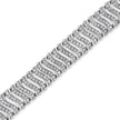 .925 Sterling Silver 5.00 Cttw Round-Cut Diamond 