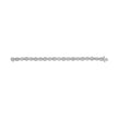 10K White Gold 2.0 Cttw Diamond Milgrain Cluster Link Bracelet
