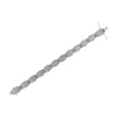 .925 Sterling Silver 3.0 Cttw Prong Set Diamond Art Deco Style Tennis Bracelet (I-J Color, I2-I3 Clarity) - 7.25