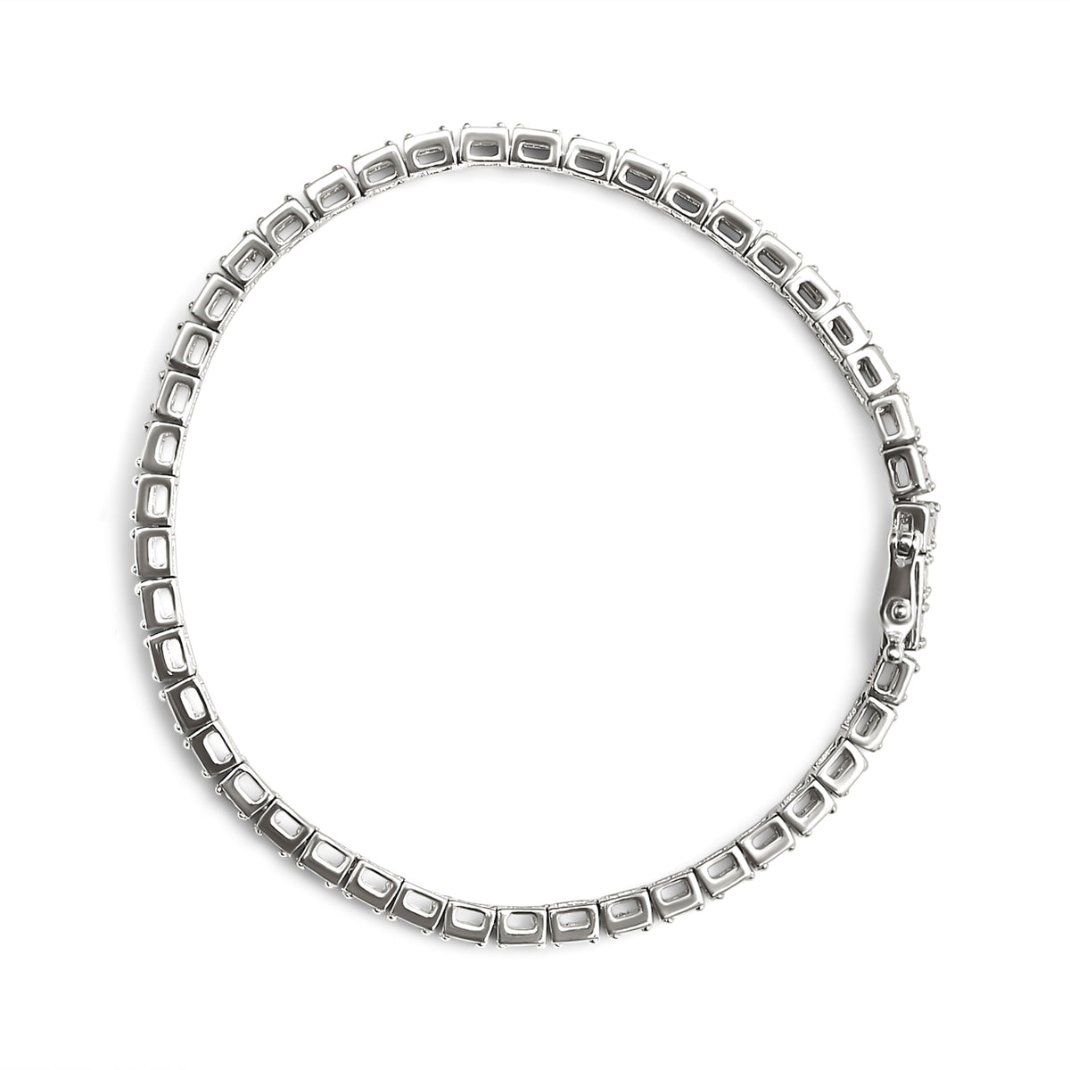 .925 Sterling Silver 1/10 Cttw Diamond 7.25
