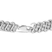 .925 Sterling Silver 1/2 Cttw Diamond Double Row S-Link Bracelet (I-J Color, I2-I3 Clarity) - 7.5