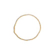 10K Yellow Gold Plated Sterling Silver 1.0 Cttw Round Diamond Tennis Bracelet