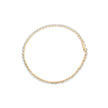 10K Yellow Gold 3.0 Cttw Prong Set Round Diamond Classic Tennis Bracelet