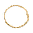 10K Yellow Gold 4.0 Cttw Lab Grown Diamond Tennis Bracelet