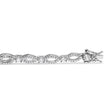10K White Gold 3.00 Cttw Diamond Link Bracelet