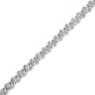 14K White Gold 1.00 Cttw Lab Grown Diamond Round Miracle Plate and 
