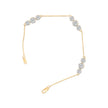 10K Yellow Gold Plated .925 Sterling Silver 2.0 Cttw Lab Grown Diamond Bezel Set Station Bracelet