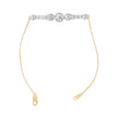 10K Yellow Gold Plated .925 Sterling Silver 1.50 Cttw Lab Grown Diamond Bezel Set Bracelet