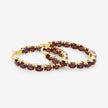 6.00 Carat Genuine Garnet .925 Sterling Silver Earrings - Earrings - Custom Crafting Alliance, LLC