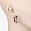 6.00 Carat Genuine Garnet .925 Sterling Silver Earrings - Earrings - Custom Crafting Alliance, LLC