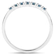 0.22 Carat Genuine Blue Diamond 14K White Gold Ring (I1-I2)