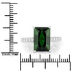 6.16 Carat Genuine Green Tourmaline and White Diamond 14K White Gold Ring - Rings - Custom Crafting Alliance, LLC
