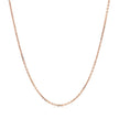 18k Rose Gold Diamond Cut Cable Link Chain (1.10 mm)