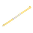 14K Yellow Gold 3 5/8 cttw Invisible Set Princess-Cut Diamond ID Tennis Bracelet (I-J Color, SI1-SI2 Clarity) - Size 7
